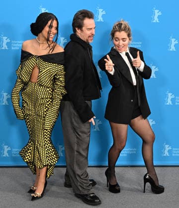 Photocall for the film Good Luck, Have Fun, Don t Die at the 76th Berlin International Film Festival (Berlinale 2026) at the Grand Hyatt Hotel Featuring: Sam Rockwell, Zazie Beetz and Haley Lu Richardson Where: Berlin, Germany When: 13 Feb 2026 Credit: Cover Images EDITORIAL USE ONLY. NOT FOR USE BY NEWSPAPERS BASED IN THE UK. Copyright: xx coverimg55466170