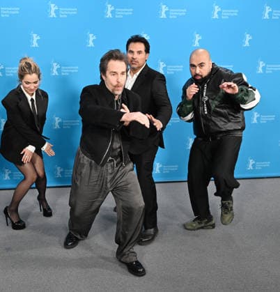 Photocall for the film Good Luck, Have Fun, Don t Die at the 76th Berlin International Film Festival (Berlinale 2026) at the Grand Hyatt Hotel Featuring: Asim Choudhry, Michael Pena, Sam Rockwell and Haley Lu Richardson Where: Berlin, Germany When: 13 Feb 2026 Credit: Cover Images EDITORIAL USE ONLY. NOT FOR USE BY NEWSPAPERS BASED IN THE UK. Copyright: xx coverimg55466140