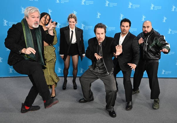 Photocall for the film Good Luck, Have Fun, Don t Die at the 76th Berlin International Film Festival (Berlinale 2026) at the Grand Hyatt Hotel Featuring: Gore Verbinski, Asim Chaudhry, Michael Pena, Sam Rockwell, Zazie Beetz and Haley Lu Richardson Where: Berlin, Germany When: 13 Feb 2026 Credit: Cover Images EDITORIAL USE ONLY. NOT FOR USE BY NEWSPAPERS BASED IN THE UK. Copyright: xx coverimg55466141