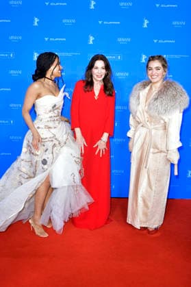 Zazie Beetz, Iris Berben und Haley Lu Richardson bei der Premiere des Kinofilms Good Luck, Have Fun, Don t Die auf der Berlinale 2026 76. Internationale Filmfestspiele Berlin im Zoo Palast. Berlin, 13.02.2026