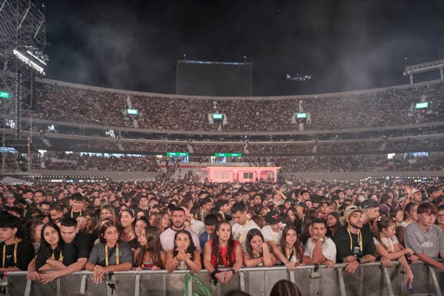 Buenos Aires, February 13, 2026 Puerto Rican singer Bad Bunny, performs his first show at the River Plate Stadium in Argentina during his tour, Debi tirar mas fotos UNAR AGENCY via Aton Chile, Buenos Aires Argentina Aton 1124847  Copyright: UNARxAGENCYxviaxAtonxChile