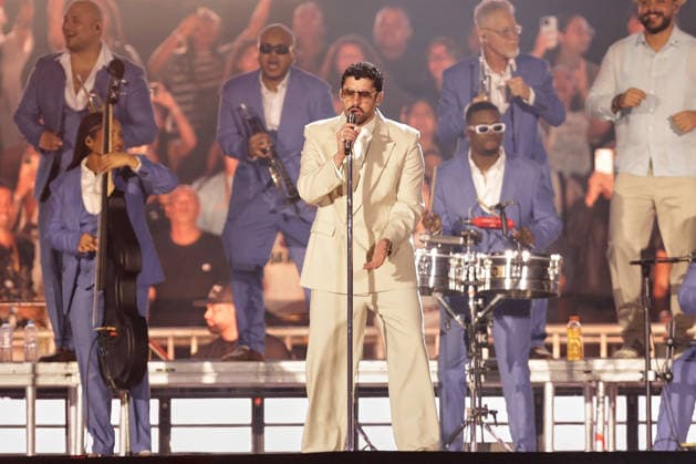 Buenos Aires, February 13, 2026 Puerto Rican singer Bad Bunny, performs his first show at the River Plate Stadium in Argentina during his tour, Debi tirar mas fotos UNAR AGENCY via Aton Chile, Buenos Aires Argentina Aton 1124863  Copyright: UNARxAGENCYxviaxAtonxChile
