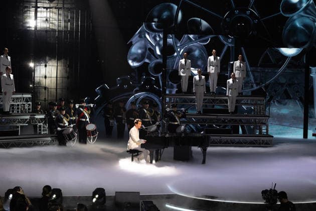 41st Les Victoires De La Musique Award Ceremony Mika attends the 41st Les Victoires De La Musique Award Ceremony at La Seine Musicale on February 13, 2026 in Boulogne-Billancourt, France. Photo by Nasser Berzane ABACAPRESS.COM Boulogne-Billancourt France  Copyright: xBerzanexNasser ABACAx