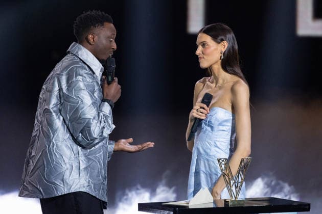 41st Les Victoires De La Musique Award Ceremony Ahmed Sylla, Charlotte Cardin Artiste Feminine attends the 41st Les Victoires De La Musique Award Ceremony at La Seine Musicale on February 13, 2026 in Boulogne-Billancourt, France. Photo by Nasser Berzane ABACAPRESS.COM Boulogne-Billancourt  Copyright: xBerzanexNasser ABACAx