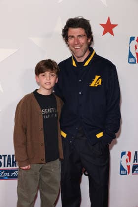 Los Angeles Clippers And Comcast NBCUniversal s NBA All-Star Legendary Tip-Off Celebration guest and Max Greenfield at the Los Angeles Clippers And Comcast NBCUniversal s National Basketball Association (NBA) All-Star Legendary Tip-Off Celebration held at the Los Angeles County Museum of Art (LACMA) on February 13, 2026 in Miracle Mile, Los Angeles, California, United States., Credit:Xavier Collin Avalon USA, Los Angeles  Copyright: xXavierxCollinx xAvalonx 1074822435