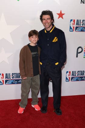 Los Angeles Clippers And Comcast NBCUniversal s NBA All-Star Legendary Tip-Off Celebration guest and Max Greenfield at the Los Angeles Clippers And Comcast NBCUniversal s National Basketball Association (NBA) All-Star Legendary Tip-Off Celebration held at the Los Angeles County Museum of Art (LACMA) on February 13, 2026 in Miracle Mile, Los Angeles, California, United States., Credit:Xavier Collin Avalon USA, Los Angeles  Copyright: xXavierxCollinx xAvalonx 1074822445