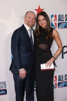 Los Angeles Clippers And Comcast NBCUniversal s NBA All-Star Legendary Tip-Off Celebration Lawrence Frank and guest at the Los Angeles Clippers And Comcast NBCUniversal s National Basketball Association (NBA) All-Star Legendary Tip-Off Celebration held at the Los Angeles County Museum of Art (LACMA) on February 13, 2026 in Miracle Mile, Los Angeles, California, United States., Credit:Xavier Collin Avalon USA, Los Angeles  Copyright: xXavierxCollinx xAvalonx 1074822448