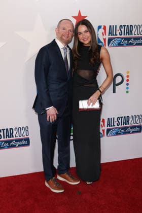 Los Angeles Clippers And Comcast NBCUniversal s NBA All-Star Legendary Tip-Off Celebration Lawrence Frank and guest at the Los Angeles Clippers And Comcast NBCUniversal s National Basketball Association (NBA) All-Star Legendary Tip-Off Celebration held at the Los Angeles County Museum of Art (LACMA) on February 13, 2026 in Miracle Mile, Los Angeles, California, United States., Credit:Xavier Collin Avalon USA, Los Angeles  Copyright: xXavierxCollinx xAvalonx 1074822454