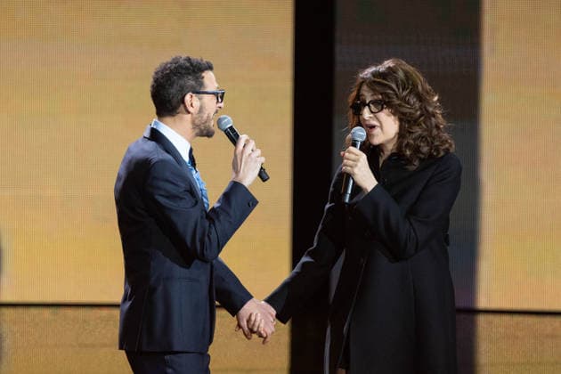 41st Les Victoires De La Musique Award Ceremony Vincent Dedienne, Valérie Lemercier perform during the 41st Les Victoires De La Musique Award Ceremony at La Seine Musicale on February 13, 2026 in Boulogne-Billancourt, France. Photo by Nasser Berzane ABACAPRESS.COM Boulogne-Billancourt  Copyright: xBerzanexNasser ABACAx