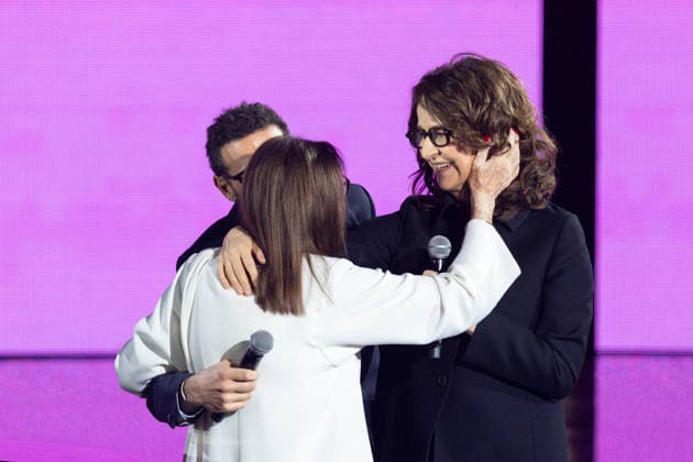 41st Les Victoires De La Musique Award Ceremony Vincent Dedienne, Valérie Lemercier perform during the 41st Les Victoires De La Musique Award Ceremony at La Seine Musicale on February 13, 2026 in Boulogne-Billancourt, France. Photo by Nasser Berzane ABACAPRESS.COM Boulogne-Billancourt  Copyright: xBerzanexNasser ABACAx