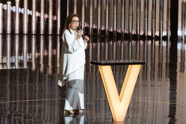 41st Les Victoires De La Musique Award Ceremony Nana Mouskouri receive Victoire d honneur the 41st Les Victoires De La Musique Award Ceremony at La Seine Musicale on February 13, 2026 in Boulogne-Billancourt, France. Photo by Nasser Berzane ABACAPRESS.COM Boulogne-Billancourt  Copyright: xBerzanexNasser ABACAx