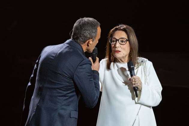 41st Les Victoires De La Musique Award Ceremony Nikos Aliagas, Nana Mouskouri receive Victoire d honneur attends the 41st Les Victoires De La Musique Award Ceremony at La Seine Musicale on February 13, 2026 in Boulogne-Billancourt, France. Photo by Nasser Berzane ABACAPRESS.COM Boulogne-Billancourt  Copyright: xBerzanexNasser ABACAx