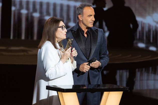 41st Les Victoires De La Musique Award Ceremony Nikos Aliagas, Nana Mouskouri receive Victoire d honneur attends the 41st Les Victoires De La Musique Award Ceremony at La Seine Musicale on February 13, 2026 in Boulogne-Billancourt, France. Photo by Nasser Berzane ABACAPRESS.COM Boulogne-Billancourt  Copyright: xBerzanexNasser ABACAx