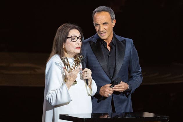 41st Les Victoires De La Musique Award Ceremony Nikos Aliagas, Nana Mouskouri receive Victoire d honneur attends the 41st Les Victoires De La Musique Award Ceremony at La Seine Musicale on February 13, 2026 in Boulogne-Billancourt, France. Photo by Nasser Berzane ABACAPRESS.COM Boulogne-Billancourt  Copyright: xBerzanexNasser ABACAx