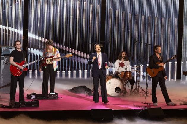 41st Les Victoires De La Musique Award Ceremony Feu Chatterton perform during the 41st Les Victoires De La Musique Award Ceremony at La Seine Musicale on February 13, 2026 in Boulogne-Billancourt, France. Photo by Nasser Berzane ABACAPRESS.COM Boulogne-Billancourt  Copyright: xBerzanexNasser ABACAx