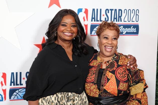 Los Angeles Clippers And Comcast NBCUniversal s NBA All-Star Legendary Tip-Off Celebration Octavia Spencer and guest at the Los Angeles Clippers And Comcast NBCUniversal s National Basketball Association (NBA) All-Star Legendary Tip-Off Celebration held at the Los Angeles County Museum of Art (LACMA) on February 13, 2026 in Miracle Mile, Los Angeles, California, United States., Credit:Xavier Collin Avalon USA, Los Angeles  Copyright: xXavierxCollinx xAvalonx 1074823981