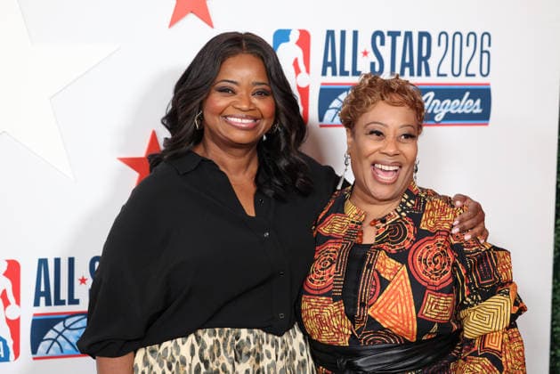Los Angeles Clippers And Comcast NBCUniversal s NBA All-Star Legendary Tip-Off Celebration Octavia Spencer and guest at the Los Angeles Clippers And Comcast NBCUniversal s National Basketball Association (NBA) All-Star Legendary Tip-Off Celebration held at the Los Angeles County Museum of Art (LACMA) on February 13, 2026 in Miracle Mile, Los Angeles, California, United States., Credit:Xavier Collin Avalon USA, Los Angeles  Copyright: xXavierxCollinx xAvalonx 1074823984