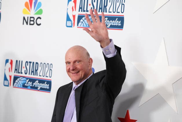 Los Angeles Clippers And Comcast NBCUniversal s NBA All-Star Legendary Tip-Off Celebration Steve Ballmer at the Los Angeles Clippers And Comcast NBCUniversal s National Basketball Association (NBA) All-Star Legendary Tip-Off Celebration held at the Los Angeles County Museum of Art (LACMA) on February 13, 2026 in Miracle Mile, Los Angeles, California, United States., Credit:Xavier Collin Avalon USA, Los Angeles  Copyright: xXavierxCollinx xAvalonx 1074825560