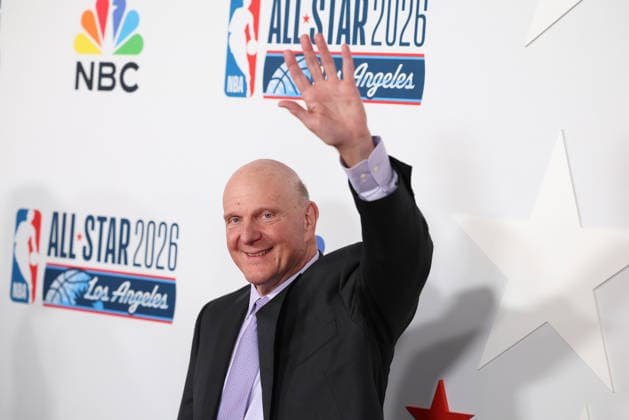 Los Angeles Clippers And Comcast NBCUniversal s NBA All-Star Legendary Tip-Off Celebration Steve Ballmer at the Los Angeles Clippers And Comcast NBCUniversal s National Basketball Association (NBA) All-Star Legendary Tip-Off Celebration held at the Los Angeles County Museum of Art (LACMA) on February 13, 2026 in Miracle Mile, Los Angeles, California, United States., Credit:Xavier Collin Avalon USA, Los Angeles  Copyright: xXavierxCollinx xAvalonx 1074825575