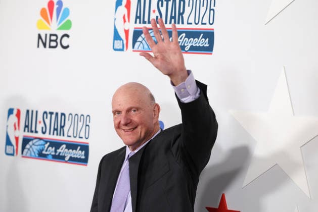 Los Angeles Clippers And Comcast NBCUniversal s NBA All-Star Legendary Tip-Off Celebration Steve Ballmer at the Los Angeles Clippers And Comcast NBCUniversal s National Basketball Association (NBA) All-Star Legendary Tip-Off Celebration held at the Los Angeles County Museum of Art (LACMA) on February 13, 2026 in Miracle Mile, Los Angeles, California, United States., Credit:Xavier Collin Avalon USA, Los Angeles  Copyright: xXavierxCollinx xAvalonx 1074825595