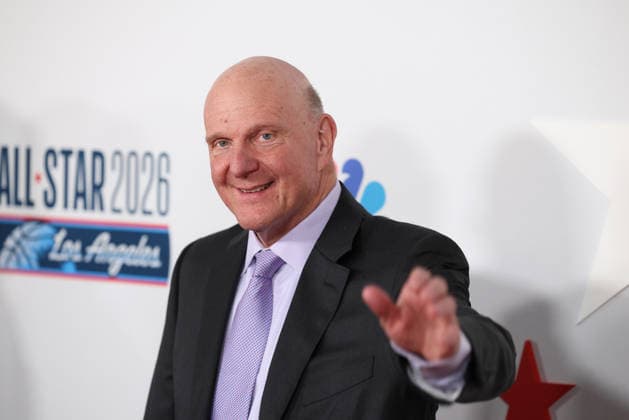 Los Angeles Clippers And Comcast NBCUniversal s NBA All-Star Legendary Tip-Off Celebration Steve Ballmer at the Los Angeles Clippers And Comcast NBCUniversal s National Basketball Association (NBA) All-Star Legendary Tip-Off Celebration held at the Los Angeles County Museum of Art (LACMA) on February 13, 2026 in Miracle Mile, Los Angeles, California, United States., Credit:Xavier Collin Avalon USA, Los Angeles  Copyright: xXavierxCollinx xAvalonx 1074825615