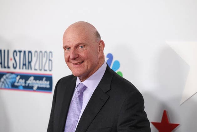 Los Angeles Clippers And Comcast NBCUniversal s NBA All-Star Legendary Tip-Off Celebration Steve Ballmer at the Los Angeles Clippers And Comcast NBCUniversal s National Basketball Association (NBA) All-Star Legendary Tip-Off Celebration held at the Los Angeles County Museum of Art (LACMA) on February 13, 2026 in Miracle Mile, Los Angeles, California, United States., Credit:Xavier Collin Avalon USA, Los Angeles  Copyright: xXavierxCollinx xAvalonx 1074825630