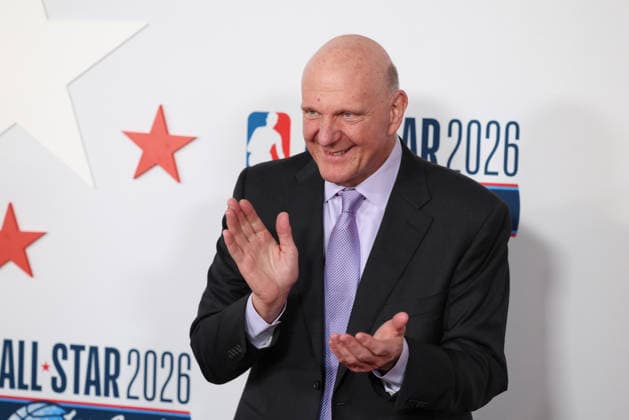 Los Angeles Clippers And Comcast NBCUniversal s NBA All-Star Legendary Tip-Off Celebration Steve Ballmer at the Los Angeles Clippers And Comcast NBCUniversal s National Basketball Association (NBA) All-Star Legendary Tip-Off Celebration held at the Los Angeles County Museum of Art (LACMA) on February 13, 2026 in Miracle Mile, Los Angeles, California, United States., Credit:Xavier Collin Avalon USA, Los Angeles  Copyright: xXavierxCollinx xAvalonx 1074825640