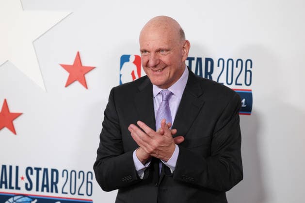 Los Angeles Clippers And Comcast NBCUniversal s NBA All-Star Legendary Tip-Off Celebration Steve Ballmer at the Los Angeles Clippers And Comcast NBCUniversal s National Basketball Association (NBA) All-Star Legendary Tip-Off Celebration held at the Los Angeles County Museum of Art (LACMA) on February 13, 2026 in Miracle Mile, Los Angeles, California, United States., Credit:Xavier Collin Avalon USA, Los Angeles  Copyright: xXavierxCollinx xAvalonx 1074825678