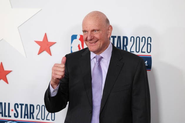 Los Angeles Clippers And Comcast NBCUniversal s NBA All-Star Legendary Tip-Off Celebration Steve Ballmer at the Los Angeles Clippers And Comcast NBCUniversal s National Basketball Association (NBA) All-Star Legendary Tip-Off Celebration held at the Los Angeles County Museum of Art (LACMA) on February 13, 2026 in Miracle Mile, Los Angeles, California, United States., Credit:Xavier Collin Avalon USA, Los Angeles  Copyright: xXavierxCollinx xAvalonx 1074825680