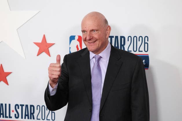 Los Angeles Clippers And Comcast NBCUniversal s NBA All-Star Legendary Tip-Off Celebration Steve Ballmer at the Los Angeles Clippers And Comcast NBCUniversal s National Basketball Association (NBA) All-Star Legendary Tip-Off Celebration held at the Los Angeles County Museum of Art (LACMA) on February 13, 2026 in Miracle Mile, Los Angeles, California, United States., Credit:Xavier Collin Avalon USA, Los Angeles  Copyright: xXavierxCollinx xAvalonx 1074825693