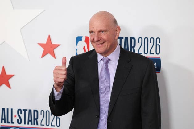 Los Angeles Clippers And Comcast NBCUniversal s NBA All-Star Legendary Tip-Off Celebration Steve Ballmer at the Los Angeles Clippers And Comcast NBCUniversal s National Basketball Association (NBA) All-Star Legendary Tip-Off Celebration held at the Los Angeles County Museum of Art (LACMA) on February 13, 2026 in Miracle Mile, Los Angeles, California, United States., Credit:Xavier Collin Avalon USA, Los Angeles  Copyright: xXavierxCollinx xAvalonx 1074825697