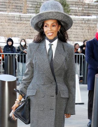 February 13, 2026 June Ambrose attend Calvin Klein 2026 Show during New York Fashion Week in New York. February 13, 2026 Copyright: xRWx