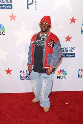 Los Angeles Clippers And Comcast NBCUniversal s NBA All-Star Legendary Tip-Off Celebration Hit-Boy at the Los Angeles Clippers And Comcast NBCUniversal s National Basketball Association (NBA) All-Star Legendary Tip-Off Celebration held at the Los Angeles County Museum of Art (LACMA) on February 13, 2026 in Miracle Mile, Los Angeles, California, United States., Credit:Xavier Collin Avalon USA, Los Angeles  Copyright: xXavierxCollinx xAvalonx 1074829397