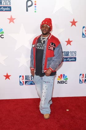 Los Angeles Clippers And Comcast NBCUniversal s NBA All-Star Legendary Tip-Off Celebration Hit-Boy at the Los Angeles Clippers And Comcast NBCUniversal s National Basketball Association (NBA) All-Star Legendary Tip-Off Celebration held at the Los Angeles County Museum of Art (LACMA) on February 13, 2026 in Miracle Mile, Los Angeles, California, United States., Credit:Xavier Collin Avalon USA, Los Angeles  Copyright: xXavierxCollinx xAvalonx 1074829402