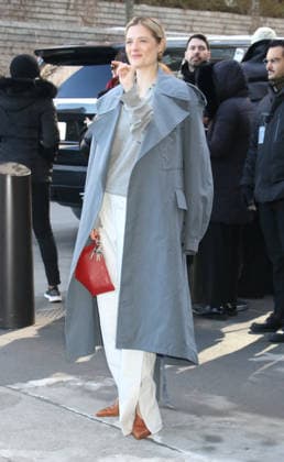 February 13, 2026 Louisa Jacobson attend Calvin Klein 2026 Show during New York Fashion Week in New York. February 13, 2026 Copyright: xRWx