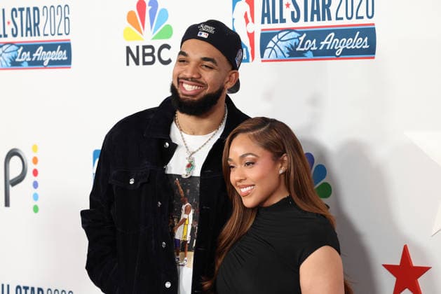 Los Angeles Clippers And Comcast NBCUniversal s NBA All-Star Legendary Tip-Off Celebration Karl-Anthony Towns and guest at the Los Angeles Clippers And Comcast NBCUniversal s National Basketball Association (NBA) All-Star Legendary Tip-Off Celebration held at the Los Angeles County Museum of Art (LACMA) on February 13, 2026 in Miracle Mile, Los Angeles, California, United States., Credit:Xavier Collin Avalon USA, Los Angeles  Copyright: xXavierxCollinx xAvalonx 1074829656