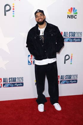 Los Angeles Clippers And Comcast NBCUniversal s NBA All-Star Legendary Tip-Off Celebration Karl-Anthony Towns at the Los Angeles Clippers And Comcast NBCUniversal s National Basketball Association (NBA) All-Star Legendary Tip-Off Celebration held at the Los Angeles County Museum of Art (LACMA) on February 13, 2026 in Miracle Mile, Los Angeles, California, United States., Credit:Xavier Collin Avalon USA, Los Angeles  Copyright: xXavierxCollinx xAvalonx 1074830021