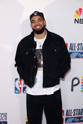 Los Angeles Clippers And Comcast NBCUniversal s NBA All-Star Legendary Tip-Off Celebration Karl-Anthony Towns at the Los Angeles Clippers And Comcast NBCUniversal s National Basketball Association (NBA) All-Star Legendary Tip-Off Celebration held at the Los Angeles County Museum of Art (LACMA) on February 13, 2026 in Miracle Mile, Los Angeles, California, United States., Credit:Xavier Collin Avalon USA, Los Angeles  Copyright: xXavierxCollinx xAvalonx 1074830037