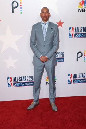 Los Angeles Clippers And Comcast NBCUniversal s NBA All-Star Legendary Tip-Off Celebration Reggie Miller at the Los Angeles Clippers And Comcast NBCUniversal s National Basketball Association (NBA) All-Star Legendary Tip-Off Celebration held at the Los Angeles County Museum of Art (LACMA) on February 13, 2026 in Miracle Mile, Los Angeles, California, United States., Credit:Xavier Collin Avalon USA, Los Angeles  Copyright: xXavierxCollinx xAvalonx 1074830275