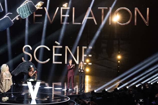 41st Les Victoires De La Musique Award Ceremony Marianne James, Theodora receive Révélation scène price during the 41st Les Victoires De La Musique Award Ceremony at La Seine Musicale on February 13, 2026 in Boulogne-Billancourt, France. Photo by Nasser Berzane ABACAPRESS.COM Boulogne-Billancourt  Copyright: xBerzanexNasser ABACAx
