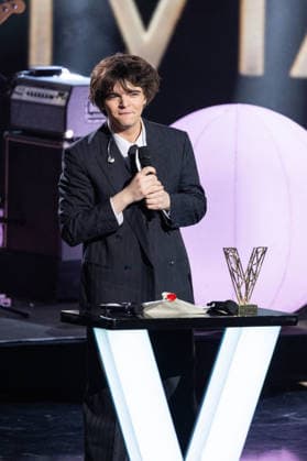 41st Les Victoires De La Musique Award Ceremony Sam Sauvage receive Révélation masculine price during the 41st Les Victoires De La Musique Award Ceremony at La Seine Musicale on February 13, 2026 in Boulogne-Billancourt, France. Photo by Nasser Berzane ABACAPRESS.COM Boulogne-Billancourt  Copyright: xBerzanexNasser ABACAx