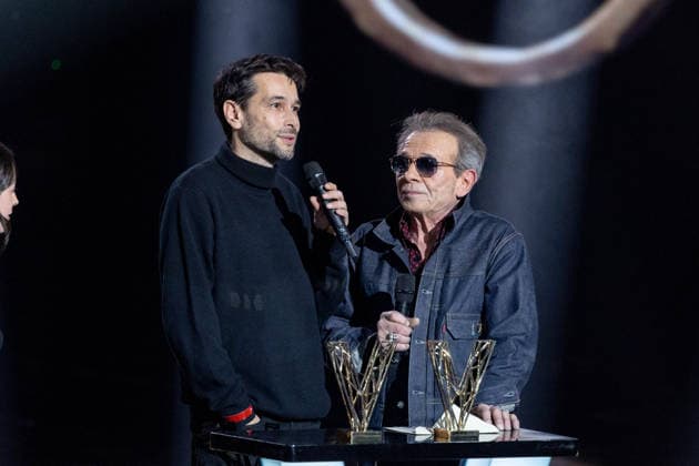 41st Les Victoires De La Musique Award Ceremony Philippe Manœuvre, Justice receive best concert price during the 41st Les Victoires De La Musique Award Ceremony at La Seine Musicale on February 13, 2026 in Boulogne-Billancourt, France. Photo by Nasser Berzane ABACAPRESS.COM Boulogne-Billancourt  Copyright: xBerzanexNasser ABACAx
