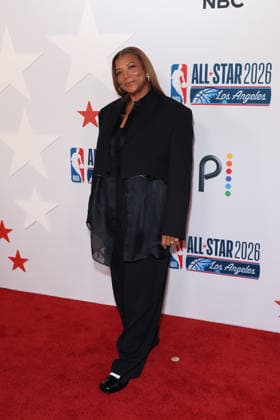 Los Angeles Clippers And Comcast NBCUniversal s NBA All-Star Legendary Tip-Off Celebration Queen Latifah at the Los Angeles Clippers And Comcast NBCUniversal s National Basketball Association (NBA) All-Star Legendary Tip-Off Celebration held at the Los Angeles County Museum of Art (LACMA) on February 13, 2026 in Miracle Mile, Los Angeles, California, United States., Credit:Xavier Collin Avalon USA, Los Angeles  Copyright: xXavierxCollinx xAvalonx 1074834758