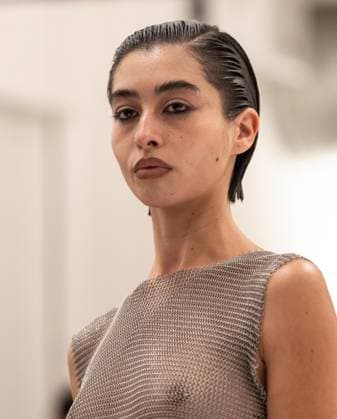 February 13, 2026, Bronx, New York, USA: Model walks runway for Christian Cowan fashion show during New York FW26 at 450 West 31st Street in New York, NY on February 13, 2026. Bronx USA - ZUMAr339 20260213_znp_r339_050 Copyright: xLevxRadinx