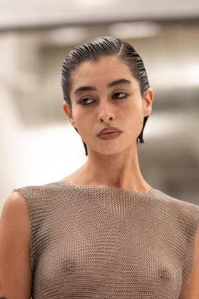 February 13, 2026, Bronx, New York, USA: Model walks runway for Christian Cowan fashion show during New York FW26 at 450 West 31st Street in New York, NY on February 13, 2026. Bronx USA - ZUMAr339 20260213_znp_r339_051 Copyright: xLevxRadinx