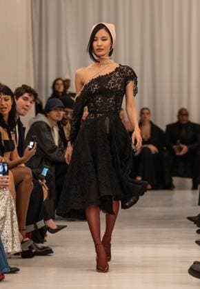 February 13, 2026, Bronx, New York, USA: Model walks runway for Christian Cowan fashion show during New York FW26 at 450 West 31st Street in New York, NY on February 13, 2026. Bronx USA - ZUMAr339 20260213_znp_r339_085 Copyright: xLevxRadinx