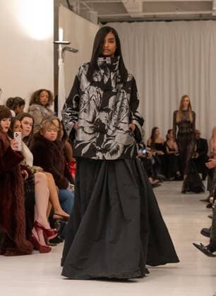 February 13, 2026, Bronx, New York, USA: Model walks runway for Christian Cowan fashion show during New York FW26 at 450 West 31st Street in New York, NY on February 13, 2026. Bronx USA - ZUMAr339 20260213_znp_r339_111 Copyright: xLevxRadinx