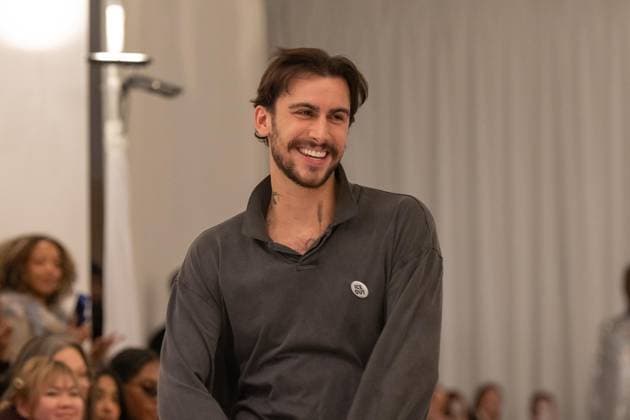 February 13, 2026, Bronx, New York, USA: Designer Christian Cowan runs on runway for Christian Cowan fashion show during New York FW26 at 450 West 31st Street in New York, NY on February 13, 2026. Bronx USA - ZUMAr339 20260213_znp_r339_117 Copyright: xLevxRadinx