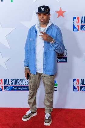 February 13, 2026, Los Angeles, California, USA: Allen Iverson at the 2026 LA Clippers & Comcast NBCÃ¢â‚¬â ¢s Universal NBA All-Star Legendary Tip-Off Celebration on Friday February 13, 2026 at LACMA in Los Angeles, California. ARIANA RUIZ PI Los Angeles USA - ZUMAp124 20260213_zaa_p124_005 Copyright: xArianaxRuizx
