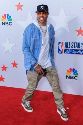 February 13, 2026, Los Angeles, California, USA: Allen Iverson at the 2026 LA Clippers & Comcast NBCÃ¢â‚¬â ¢s Universal NBA All-Star Legendary Tip-Off Celebration on Friday February 13, 2026 at LACMA in Los Angeles, California. ARIANA RUIZ PI Los Angeles USA - ZUMAp124 20260213_zaa_p124_011 Copyright: xArianaxRuizx